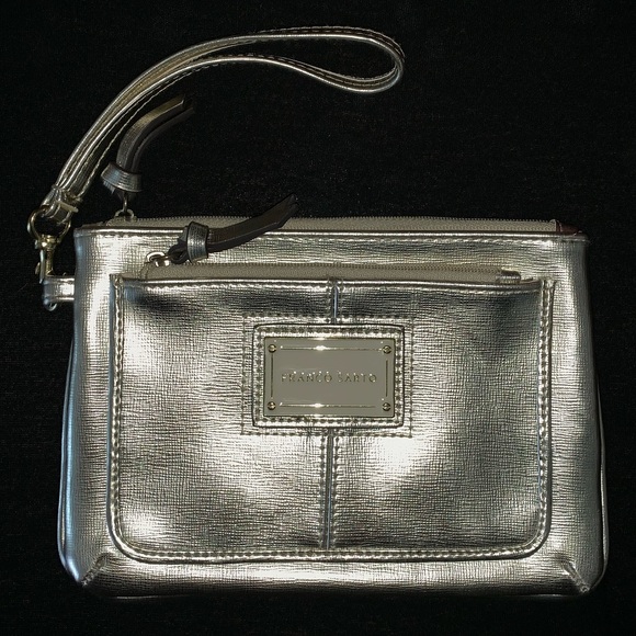 Franco Sarto Handbags - Franco Sarto Gold Zip Wristlet Wallet